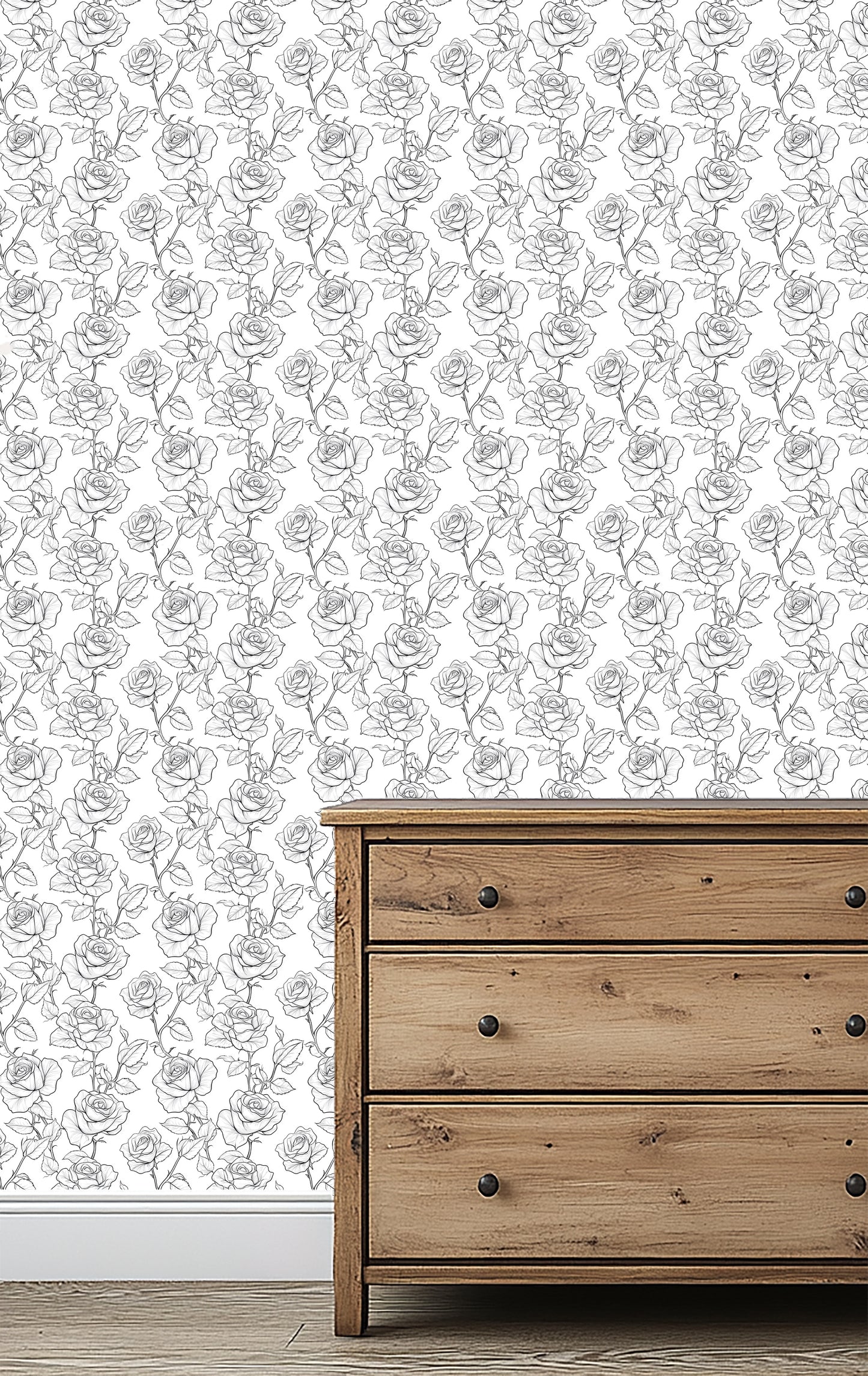 Maison Rose Wallpaper