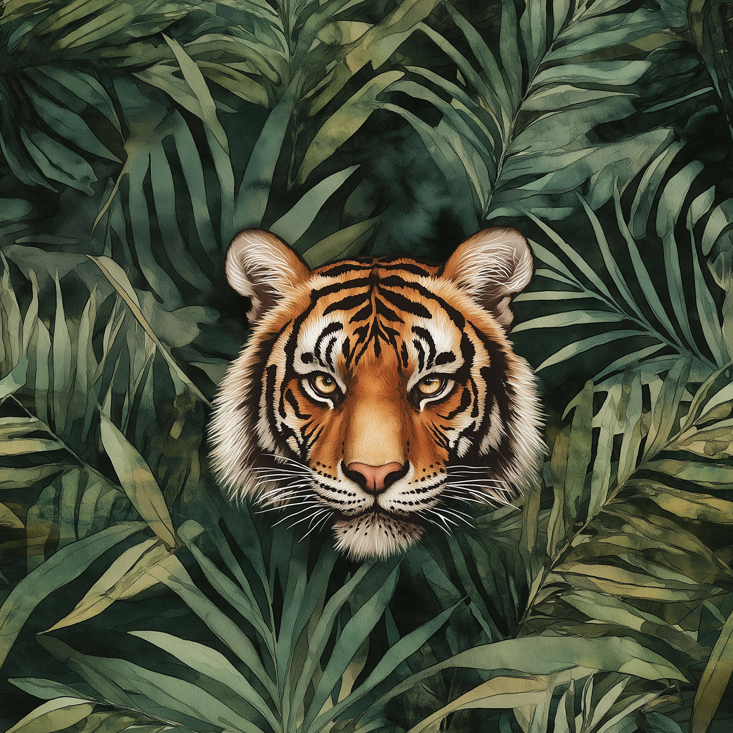 Jungle Majesty Tiger Wallpaper
