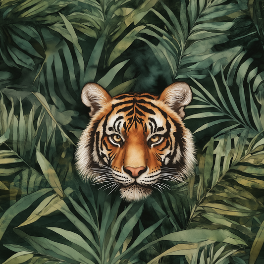 Jungle Majesty Tiger Wallpaper